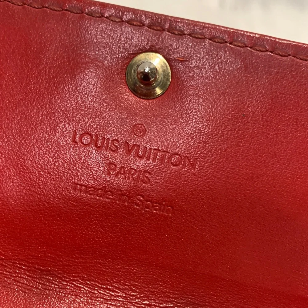Louis Vuitton Cherry Red Patent Leather Key Holder
